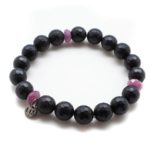 Black Onyx with Ruby Accents