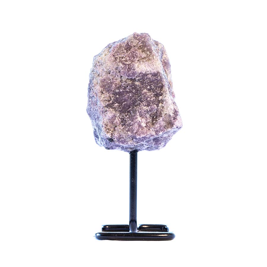Lepidolite on a Stand
