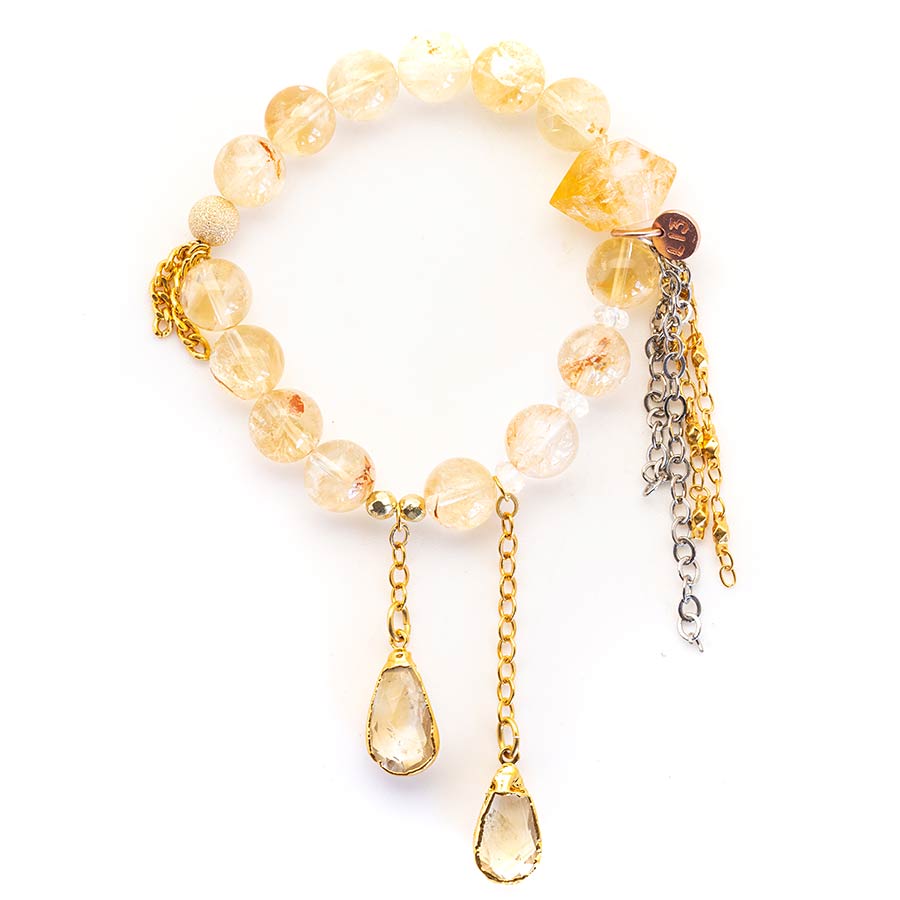 Citrine with a Citrine Waterfall