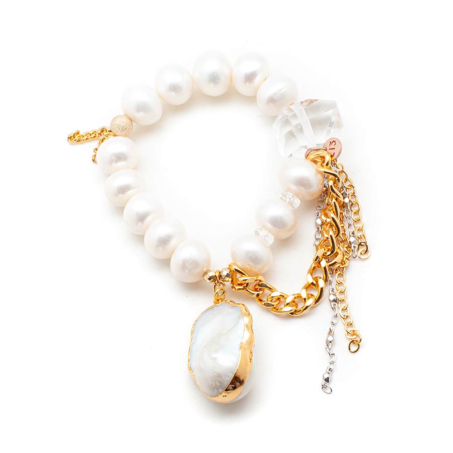 Goddess Pearls with a Baroque Pearl Pendant
