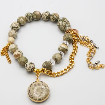 Ocean Jasper with an Ocean Jasper Pendant