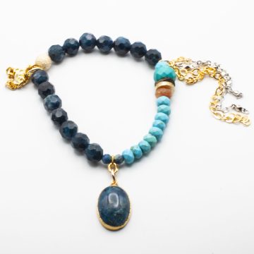 Apatite & Turquoise with an Apatite Pendant