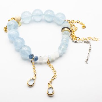 Aquamarine with an Aquamarine Waterfall