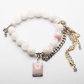 Pink Calcite with a Pink Calcite Pendant