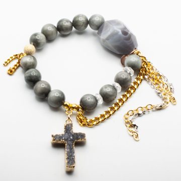 Eagle Eye with an Amethyst Cross