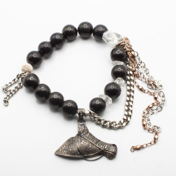 Shungite with a Diamond Horse