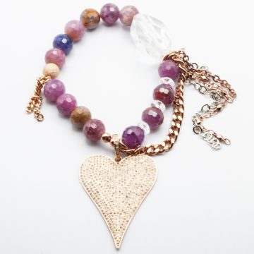 Ruby with a Diamond Heart