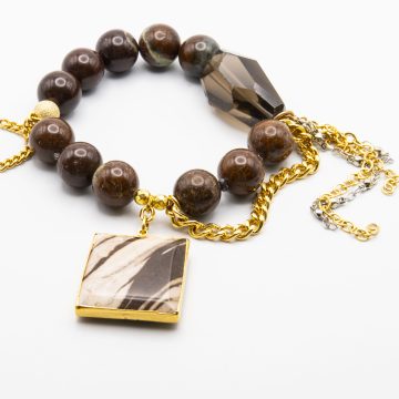 Brown Jasper with a Jasper Pendant